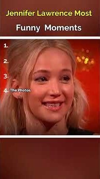 Jennifer Lawrence Being ABSOLUTELY HILARIOUS!