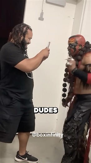 Jacob Fatu Freaks Out Meeting The Boogeyman 😭❤️