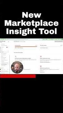 New Marketplace Insight Tool