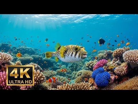 🐟 4K Aquarium Screensaver – Colorful Tropical Fish & Peaceful Ocean Ambience
