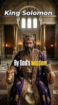 King Solomon Tells His Story | Wisdom, Wealth & God’s Favor