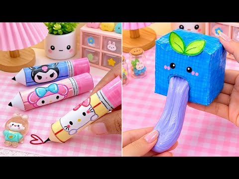 10 Easy craft ideas / miniature craft / Paper craft/ how to make /DIY school project/ Helena's Craft