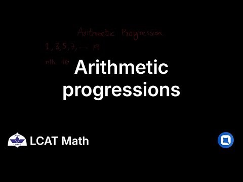 LUMS LCAT Math | 7.1 Arithmetic Progressions (AP) | Qallam
