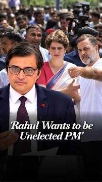 'Attempt To Bring Down SC’s Sanctity': Arnab Slams Rahul Gandhi Over CJI Pressure