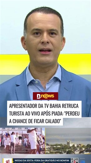 Conflito ao Vivo: Turista do Rio é Rebatido na Bahia