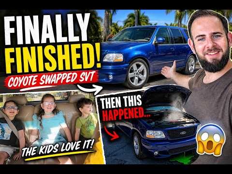 I Finally Finished My SVT… Then This Happened (Coyote Swap First Drive)