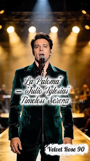 🎶 "La Paloma" – Julio Iglesias' Timeless Serenade #music #70s #60s #80s #aicover #shorts