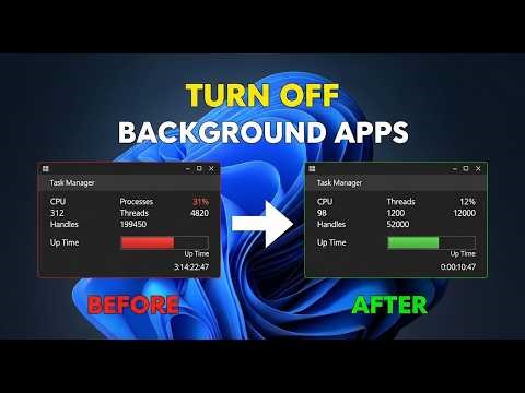 How To Turn Off Background Apps in Windows