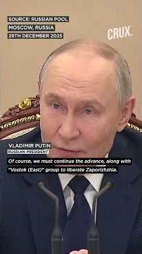 “We Must Continue…” Putin Vows Full Donbas Control as Russia Advances