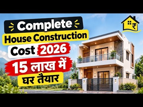 A to Z house construction cost 2026 | Latest Rates & Save Money | ये 8 चीज़ लगाये बिना घर मत बनाना ?