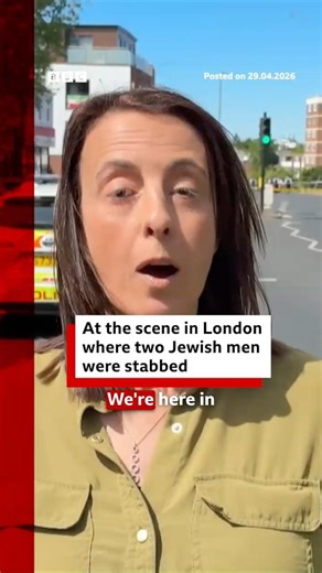 Police declare terrorist incident after Jewish men stabbed in north London. #BBCNews