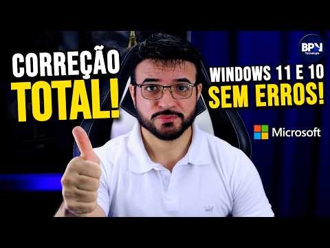 Como Corrigir TODOS OS ERROS do Windows 11 e 10 em 2026! (SEM FORMATAR)