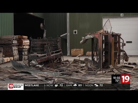 Multiple departments respond to massive blaze at Wayne County lumber yard