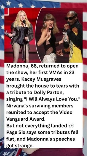VMAs 2026: Madonna's WILD Return, Dolly Parton Tribute Leaves Crowd in TEARS 😭