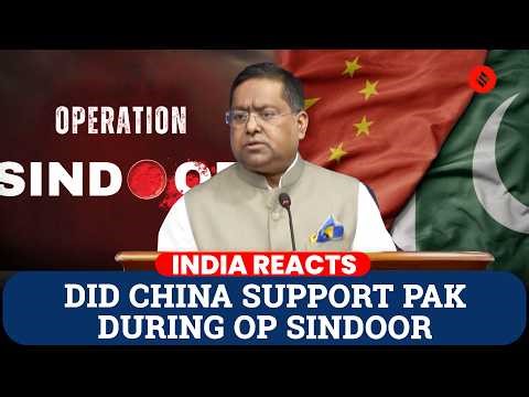 India Reacts After China Admits Support to Pakistan During Operation Sindoor