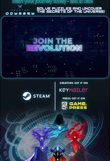 Master Quantum Computing on the world’s most acclaimed simulator - Quantum Odyssey. No math or coding needed. Solve open-ended puzzles, learn through play, and compete online to pioneer new quantum algorithms. Click in bio to wishlist on Steam! Developed by Quarks Interactive – www.quarksinteractive.com #quantumodyssey #quantum #quantumphysics #gaming #education #hype #steam #LearnOnTikTok #fyp #astrophysics #gamers #physics