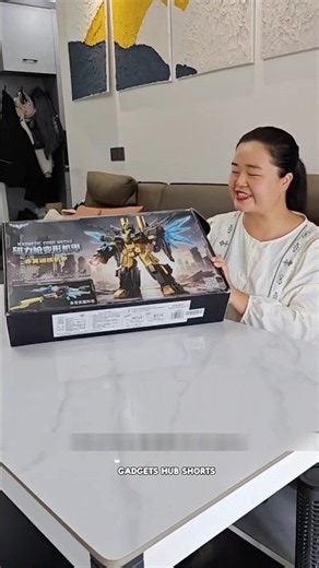 I Bought the BIGGEST Transformer Robot Ever💥 10 AMAZING Attachments Inside! 🚀🤩 #shorts #transformer