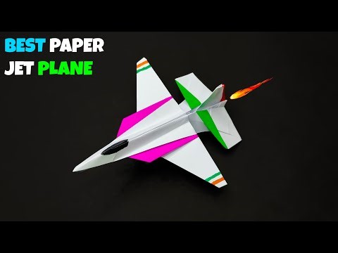 How To Make a PAPER AIRPLANE EASY | TRIANGLE PLANE | Best paper airplane that flies Far