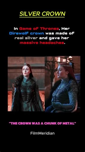 Sansa Stark’s Crown Was Actually A Nightmare! 😱