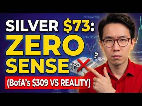 SILVER $73: The Price That Makes ZERO Sense vs Every Single Data Point (Bank of America's $309)