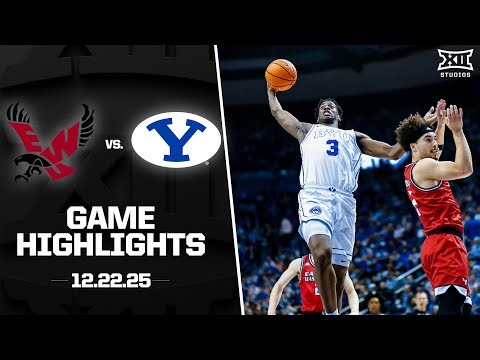 Eastern Washington vs. #10 BYU Game Highlights | 2025-26 Big 12 Men’s Basketball