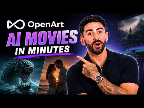 Make AI Movies in Minutes with OpenArt Director (Full Tutorial)