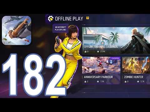 Free Fire: Battlegrounds - Gameplay Walkthrough Part 182 - Offline Play (iOS, Android)