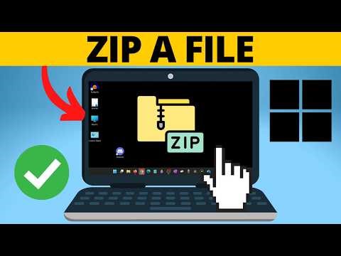 How to ZIP a File in Windows 11 - Make ZIP Files on Windows PC & Laptop