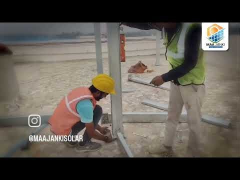 100 KW solar system installation process Day 02
