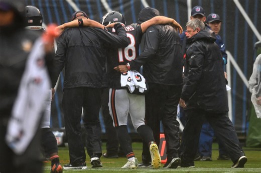 NFL week 2 injuries: Jayden Reed carted off, Caleb Williams hurts hamstring