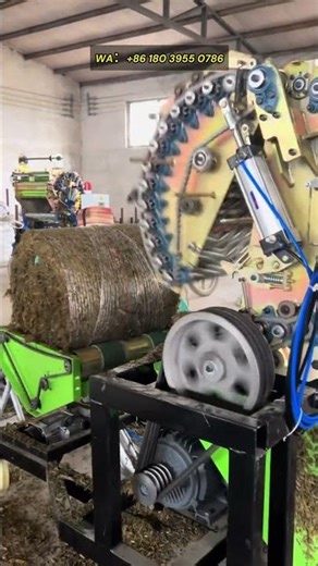 Model 50 Round Fully Automatic Silage Baling & Wrapping Machine | Hay Baler Wrapper 2026