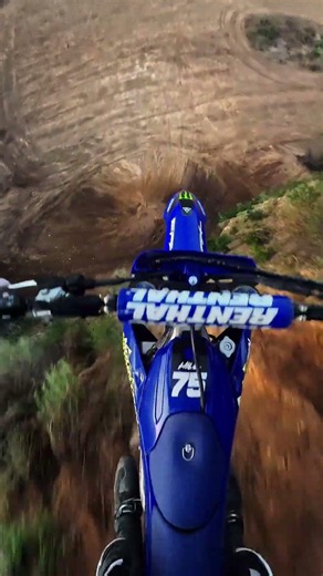 Monster 70ft Dirt Bike Drop POV 🎬 @joshhill75 #GoPro