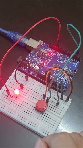 🔴Push Button LED Control with Arduino Uno | Arduino Tutorials