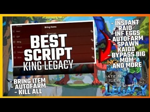 [EVENT🐰] King Legacy SCRIPT - inf eggs, instant raid, auto farm and more!! (No key)