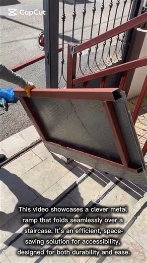 Innovative Retractable Ramp for Stairs
