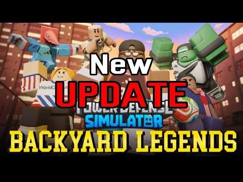 NEW TDS BACKYARD LEGENDS EVENT OUT SOON! Tower Defense Simulator // TDS X ADIDAS?! // Come Chill!