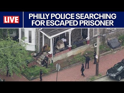 LIVE 🔴 Police searching Philadelphia neighborhood amid reports of an escaped prisoner