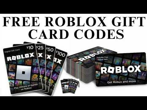 Unused Free Roblox Gift Card Codes 2025 = Robux Gift Cards