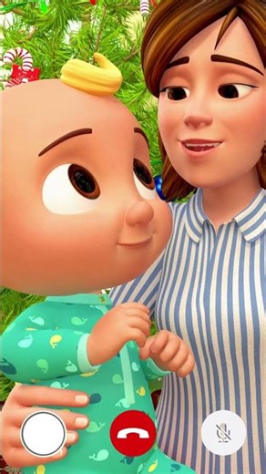 Hello? It's JJ Calling On Christmas Day! 🤳 Celebrate The Holidays With CoComelon #kids #shorts