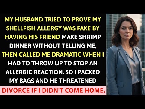 My Husband Tried to Prove My Shellfish Allergy Was Fake by Having His Friend Make Shrimp Dinner...