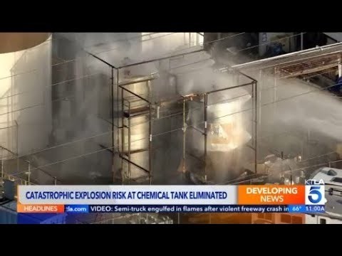 Catastrophic explosion risk eliminated at Garden Grove chemical tank