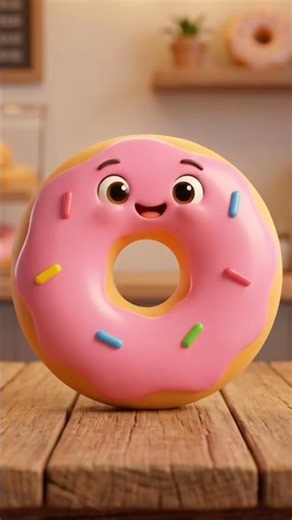 The Donut That Lost Its Smile #shorts #cartoon