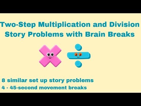 Two-Step Word Problems (Multiplication & Division) | 3rd Grade Math Practice + Brain Breaks