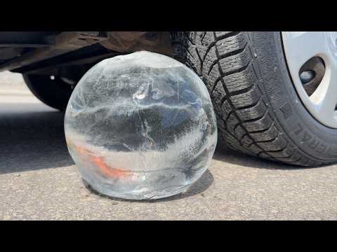 ICE COCA COLA BALLOON VS CAR, Coca Cola Zero, PowerAde, Fanta, Sprite, Fruko and Mentos Diff Unde