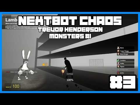 [Garry's Mod] Nextbot Chaos | Trevor Henderson Monsters #1 | #3