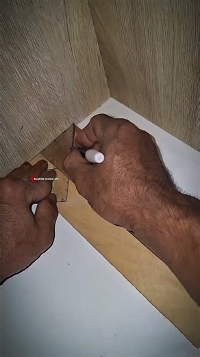 ​How to Scribe Wood for Tight Corners (Step-by-Step) #tipsandtricks