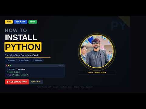 How to Install Python in 2026 | Complete Setup Guide for Beginners (Step-by-Step)