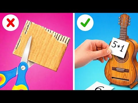 段ボールのハックと秘密の紙DIYクラフト：ゴミを楽しいものに変える！