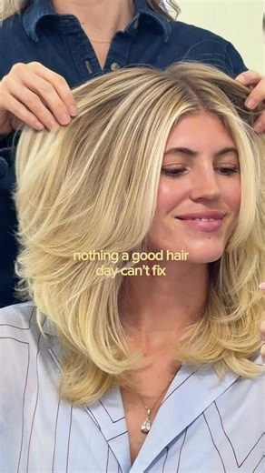 Bouncy blowouts are the best #hair #haircut #blowout | Blowout Hairstyle