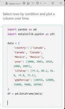 02 Boolean Indexing and Simple Plot: Filter Data and Visualize in Python